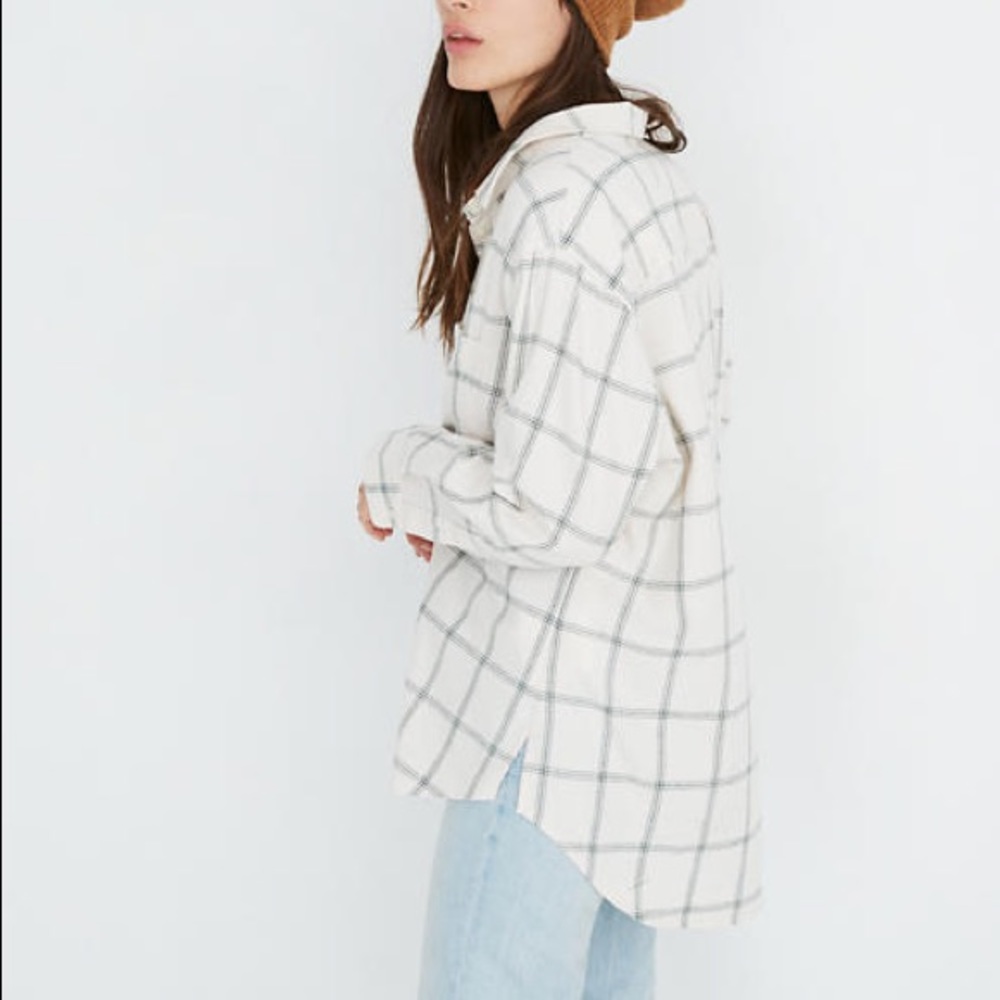 Madewell Ex-Boyfriend Shirt in Windowpane